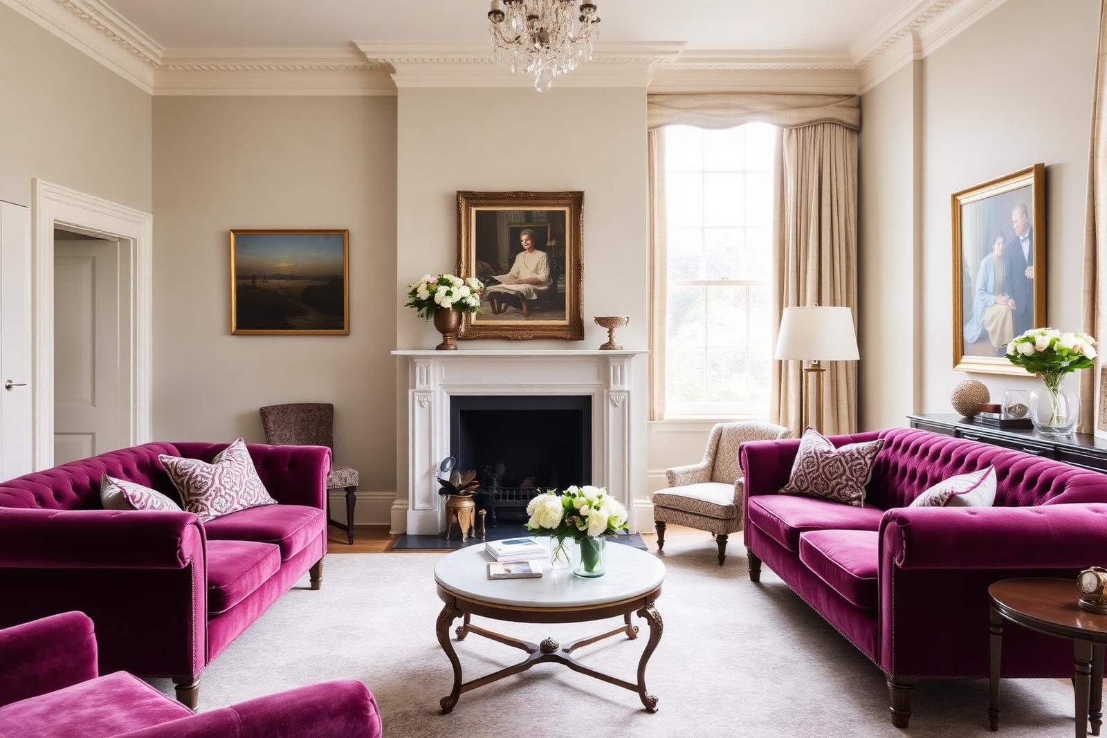 Elegant drawing room in a premium UK home — the kind of property our calculator estimates
